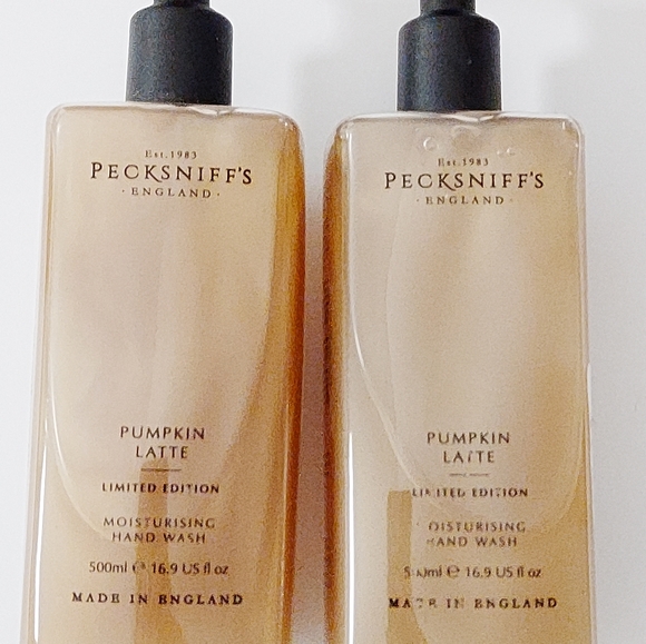 2x Pecksniff's PUMPKIN LATTE Moisturising Hand Wash LIMITED EDITION 16.9 oz each - Picture 1 of 3
